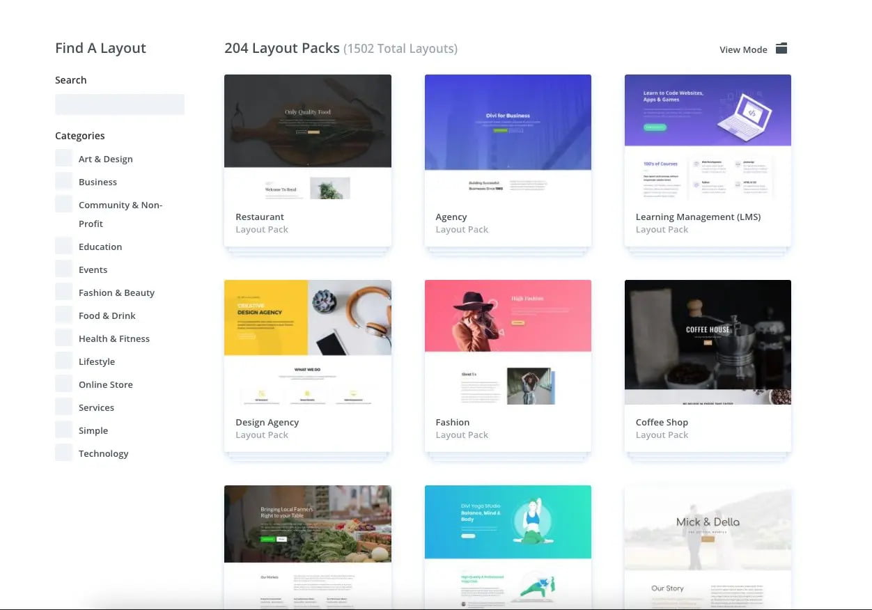 Free Divi Layout Packs