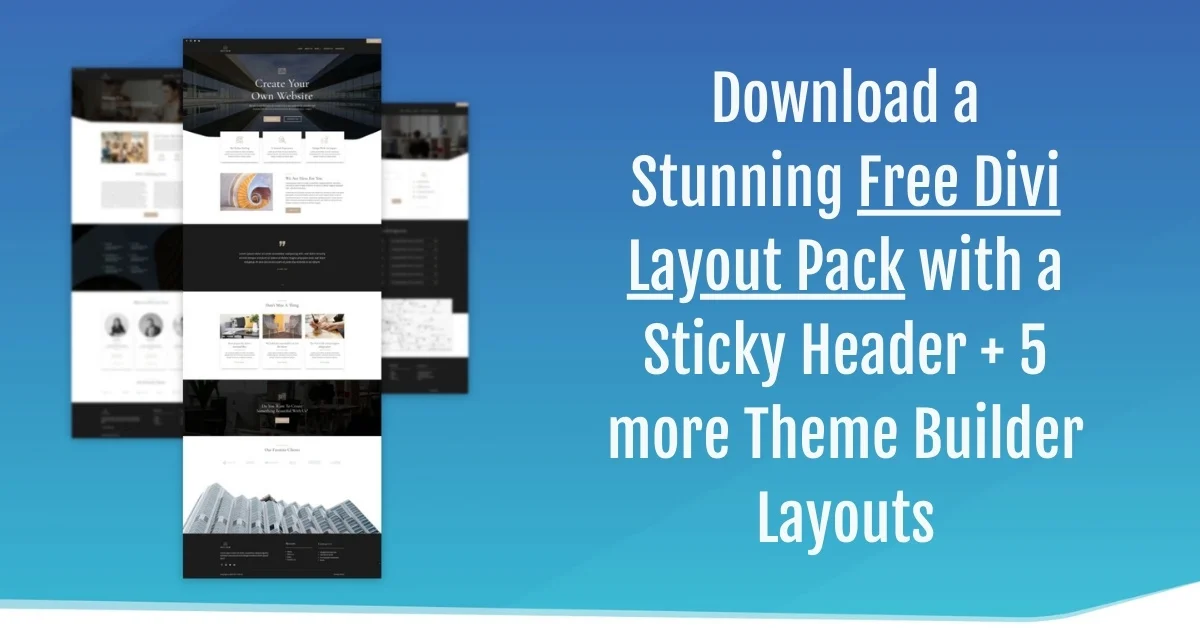 Free Divi Layout Free Divi Layout
