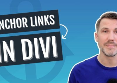 How to Create Anchor Links in Divi – Step by Step