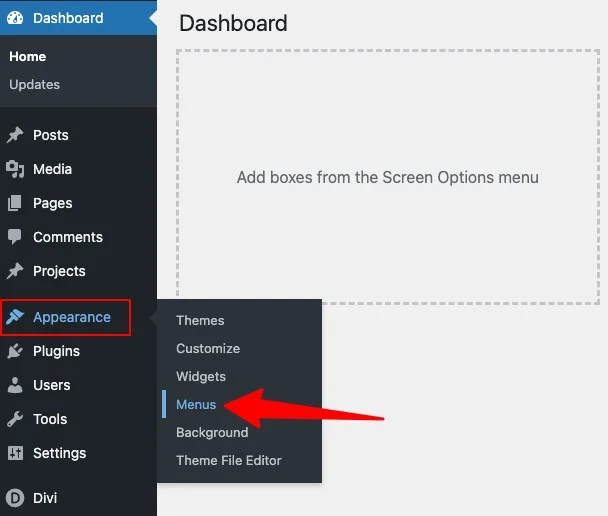 Edit your Divi menu