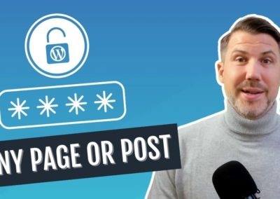 How To Password Protect a Page or Post in WordPress (Without Plugins)