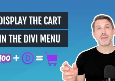 Display Cart Icon And Items Number In Divi Menus