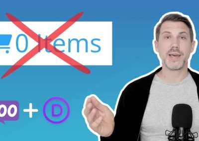 Hide Cart (or “0 Items”) When Empty In Divi & WooCommerce