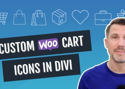 Change The WooCommerce Cart To A Custom Icon Or Image With Divi