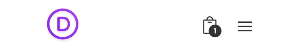 Shopify style cart icon in Divi for mobile Shopify style cart icon in Divi for mobile